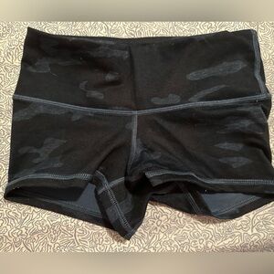 Lululemon Blue Camo shorts 2” inseam